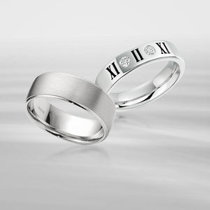 mens silver wedding rings