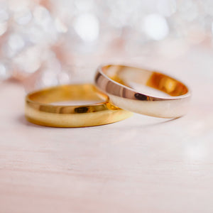 gold wedding rings