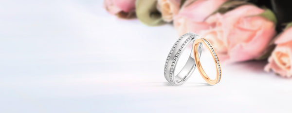 Ladies diamond wedding rings