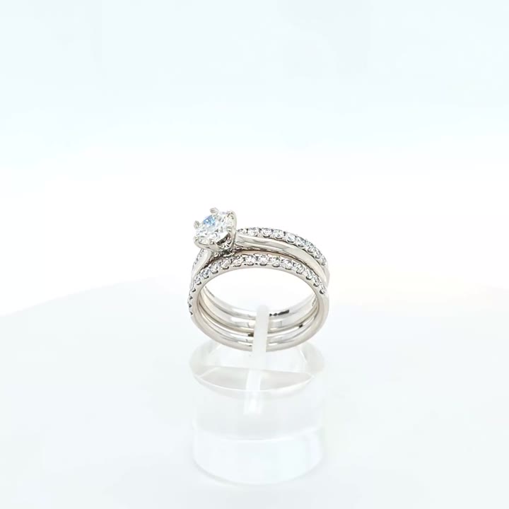 Finished ring made for an Oscar & Olivia customer, video 05