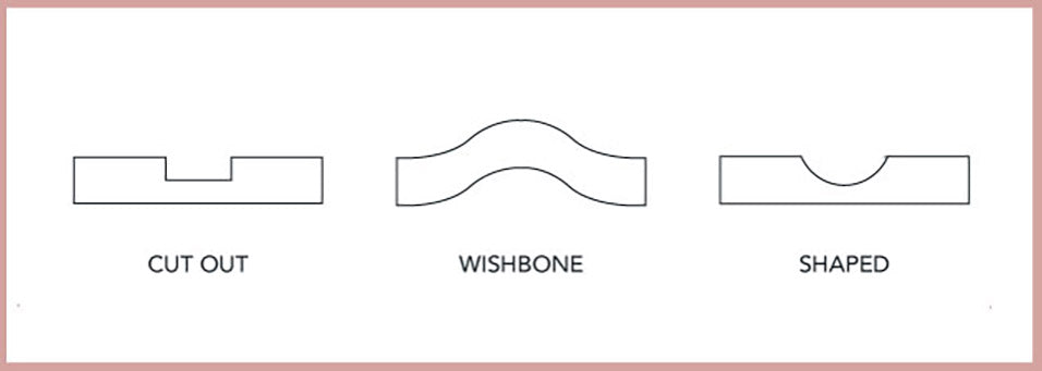 Shaped wedding bands